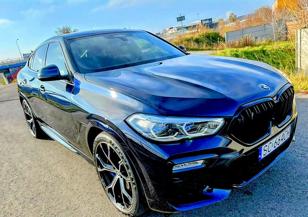 BMW X6 cena 330000 przebieg: 39000, rok produkcji 2020 z Częstochowa małe 172